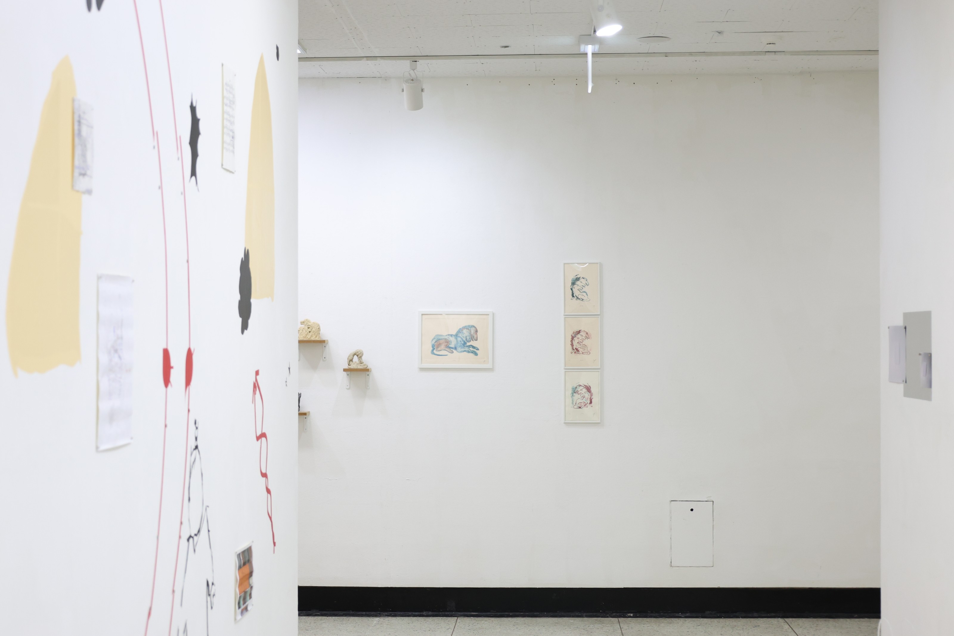 Four Horses installation view 1