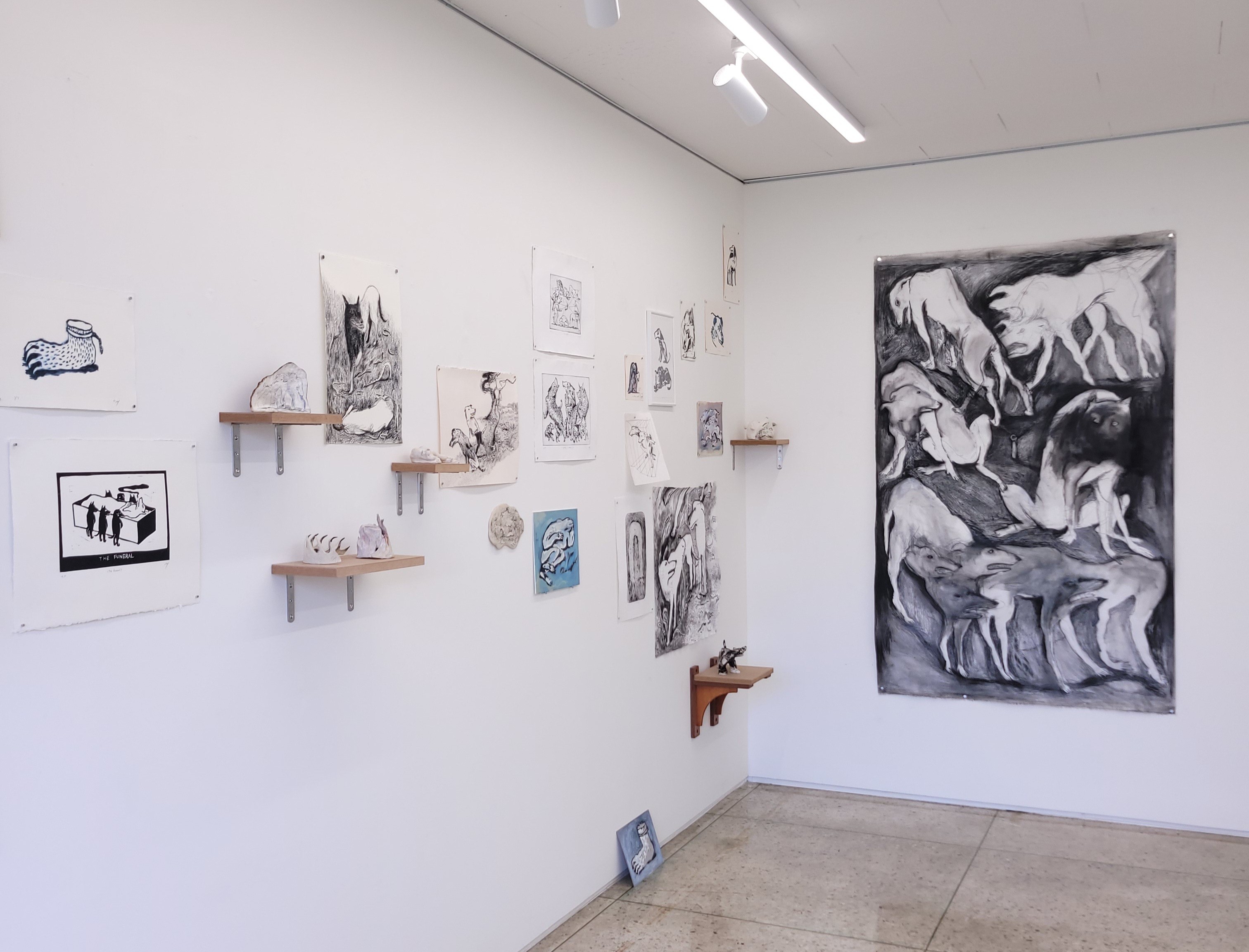 A Small and Tumultuous World installation view 2